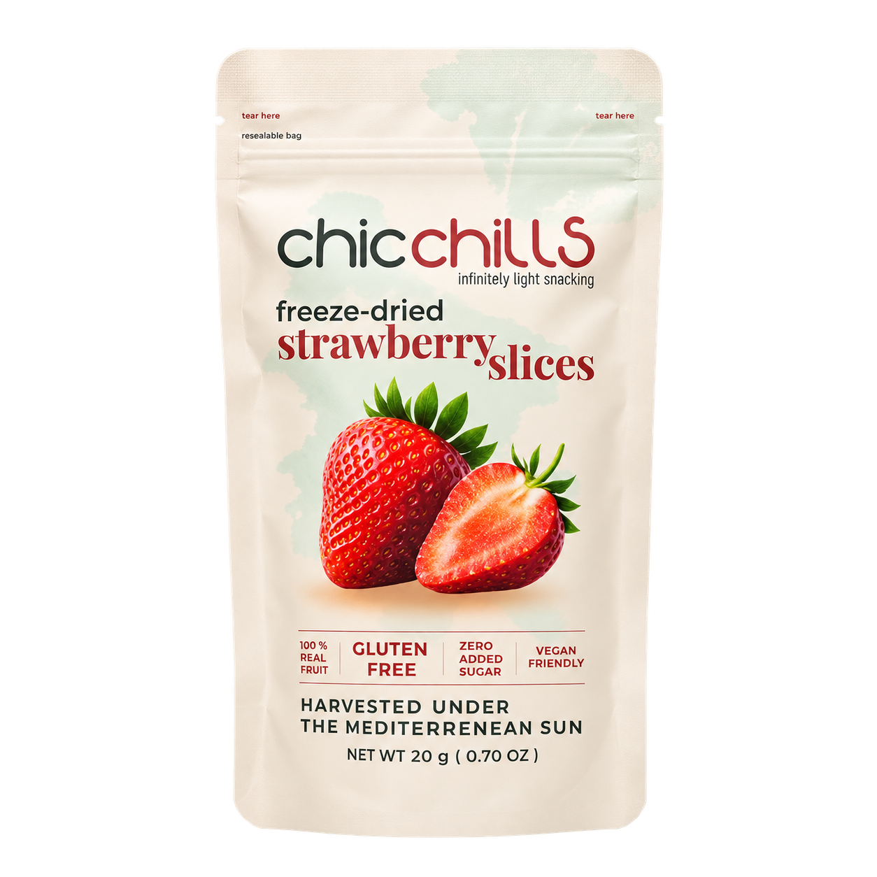 Chic Chills Strawberry packaging